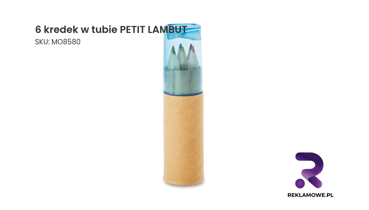 6 kredek w tubie PETIT LAMBUT – zestaw kredek dla dzieci