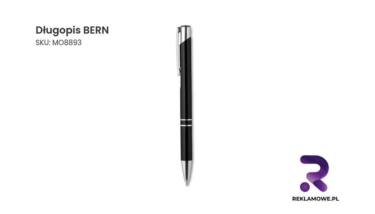 Długopis BERN czarny elegancki