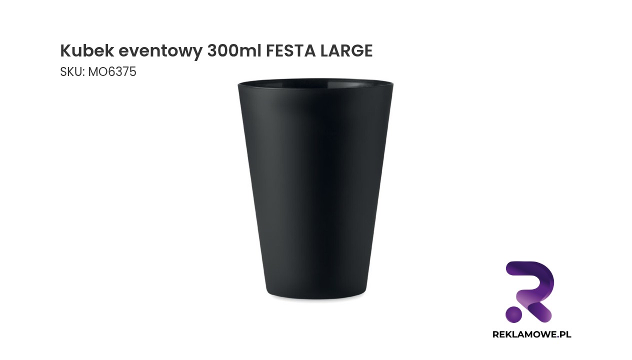 Kubek eventowy FESTA LARGE o pojemności 300ml