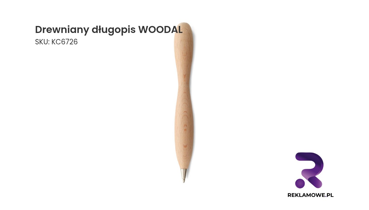 Drewniany długopis WOODAL z naturalnego materiału