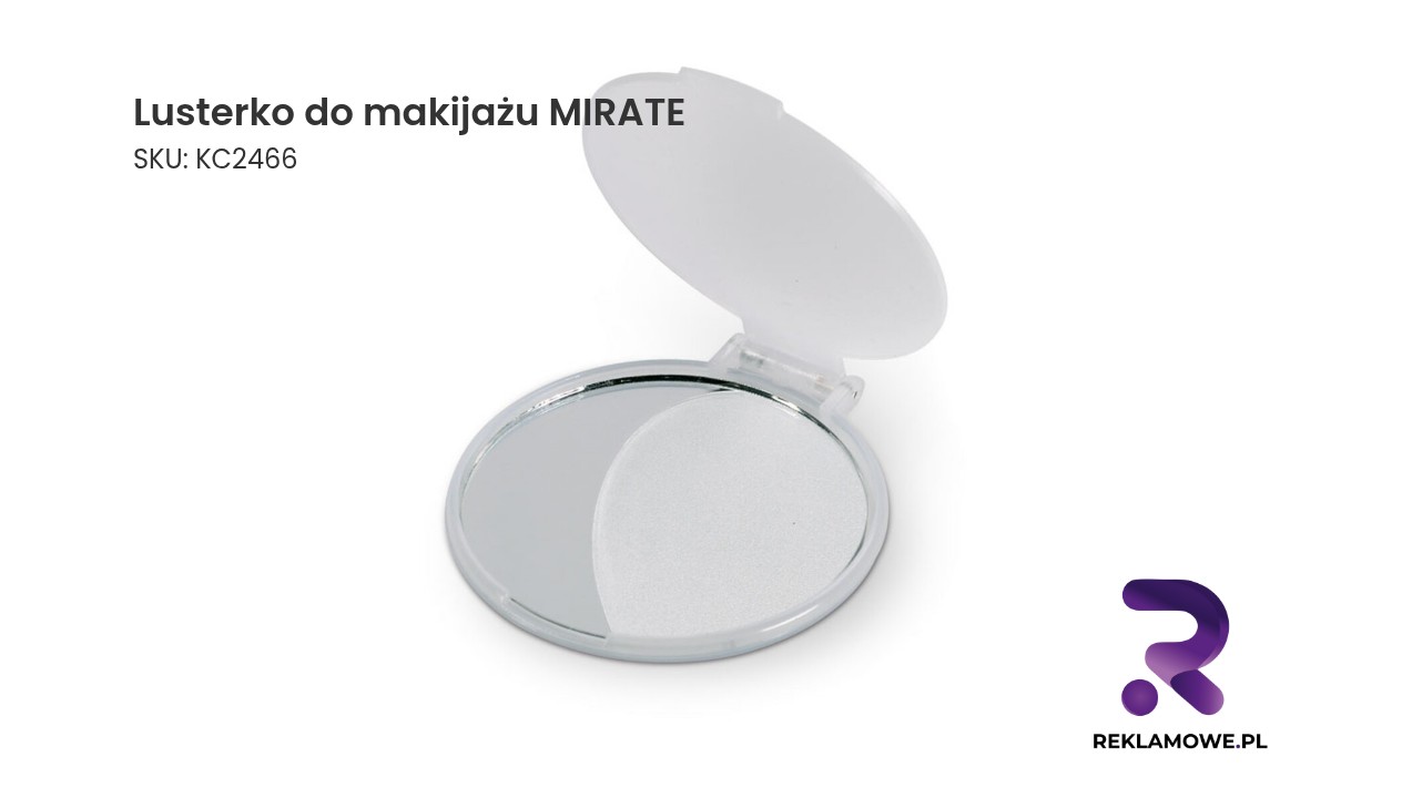 Lusterko do makijażu MIRATE Lusterko do makijażu MIRATE – eleganckie lusterko kosmetyczne do codziennego makijażu