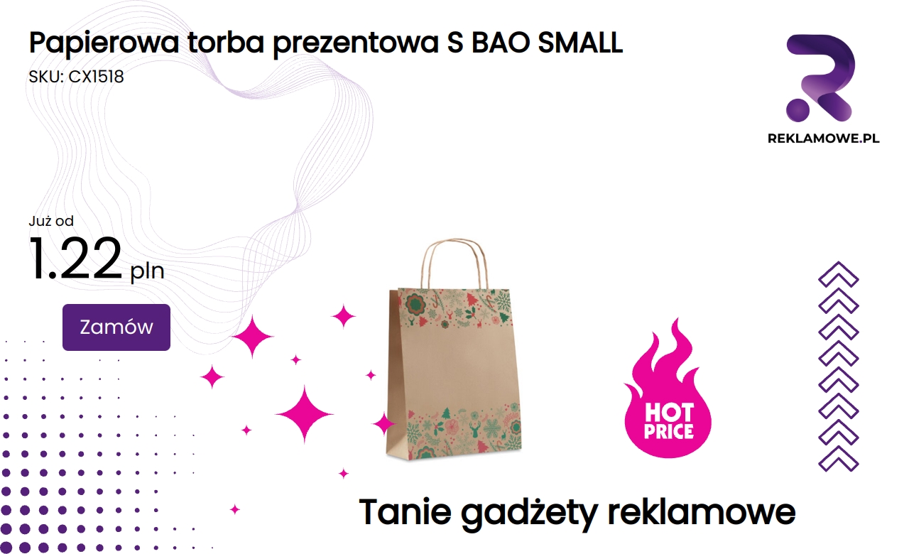 Papierowa torba prezentowa S BAO SMALL