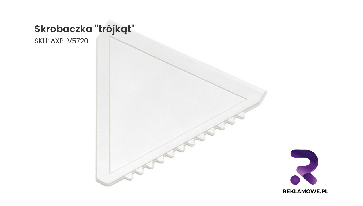 Skrobaczka w kształcie trójkąta