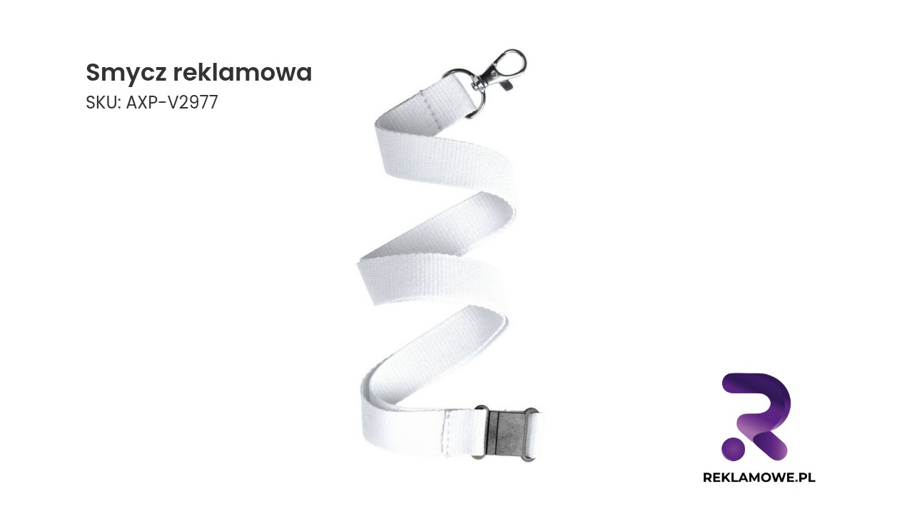 Smycz reklamowa z logotypem firmy