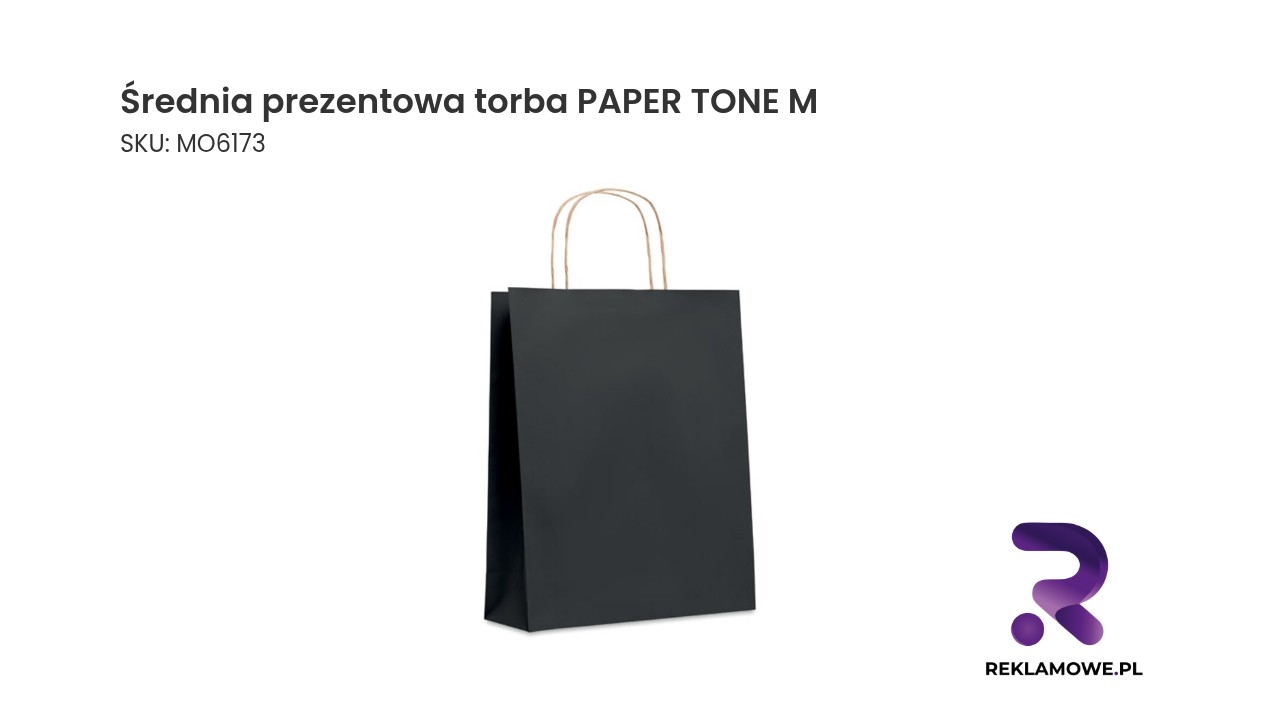 Średnia torba prezentowa PAPER TONE M